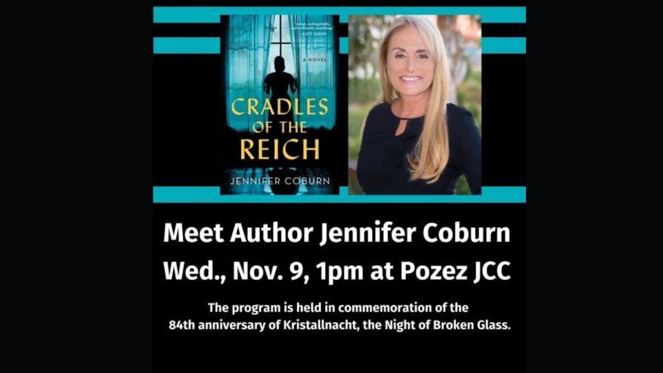Author Event with Jennifer Coburn "Cradles of the Reich" , Pozez JCC of Northern Virginia