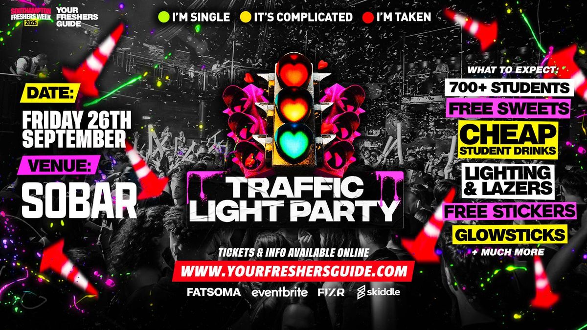 Traffic Light Party | Southampton Freshers 2025, 26 September | Event in Southampton | AllEvents
