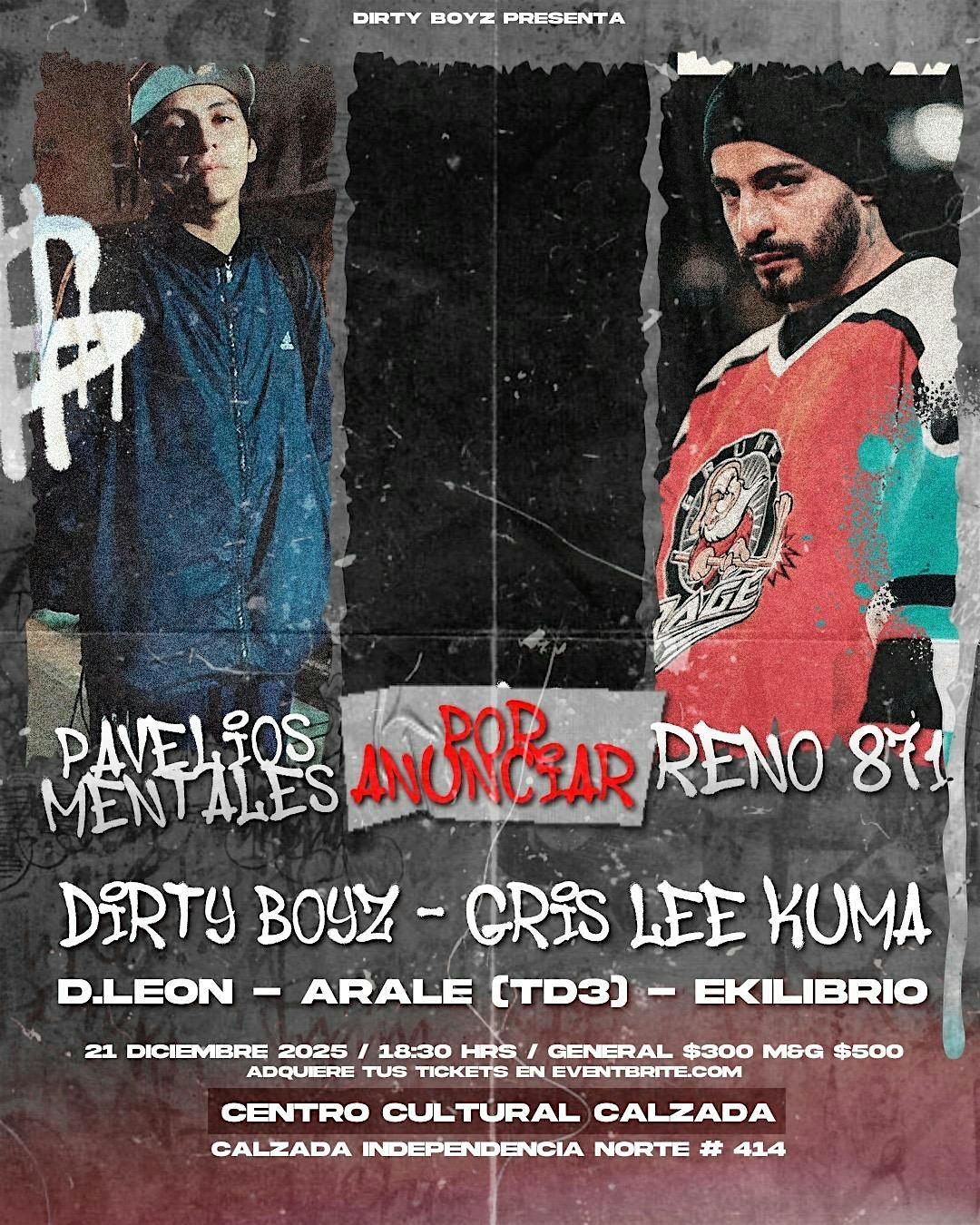 DIRTY CHRISTMAS en Guadalajara x PAVEL, RENO x ???, 21 December | Event in Guadalajara | AllEvents