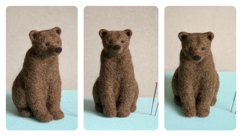 Needle Felted Bear Workshop Jo Gardiner Crafty Corner Macclesfield July 23 22 Allevents In