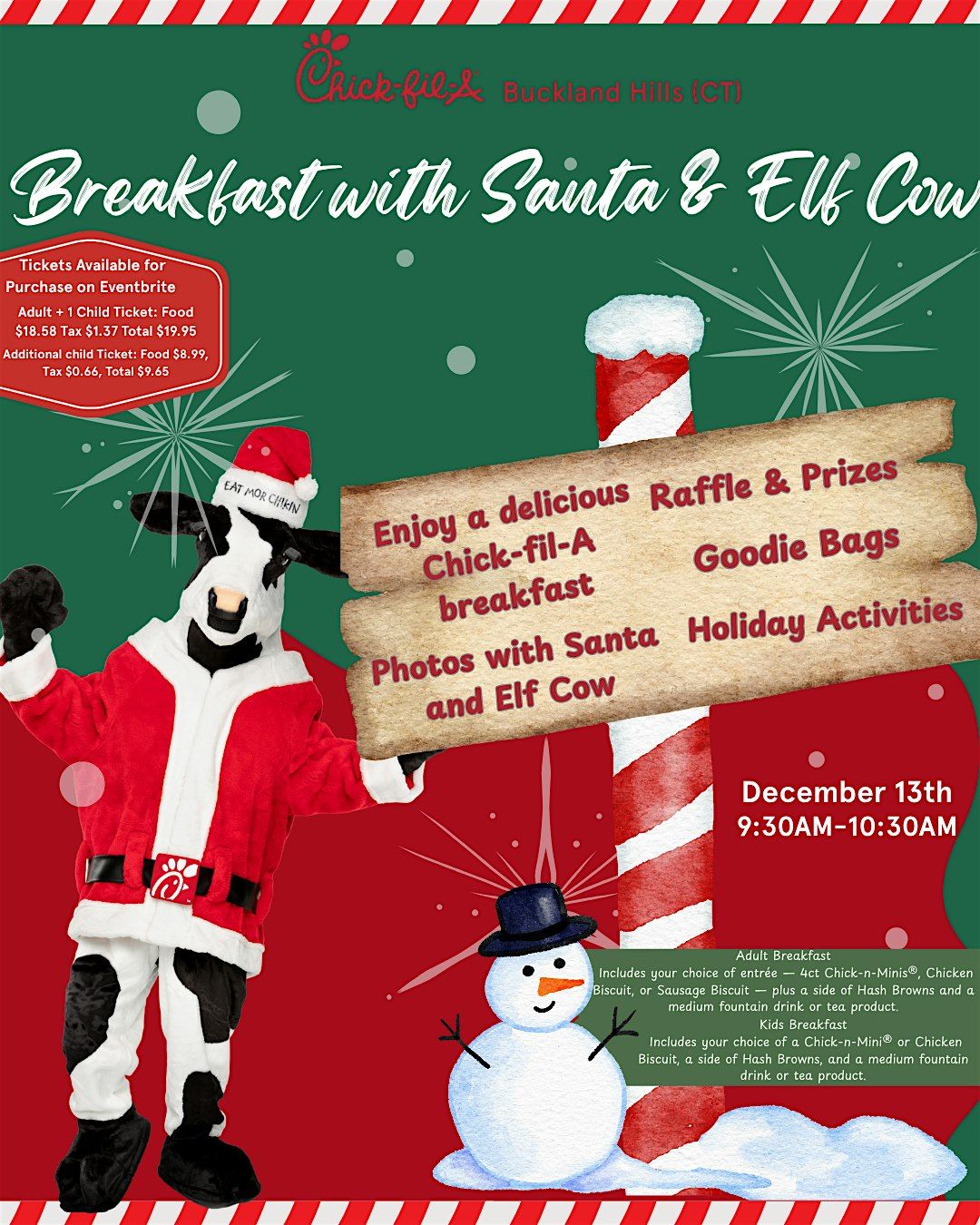 Breakfast with Santa and Elf Cow, 13 December | Event in Manchester | AllEvents