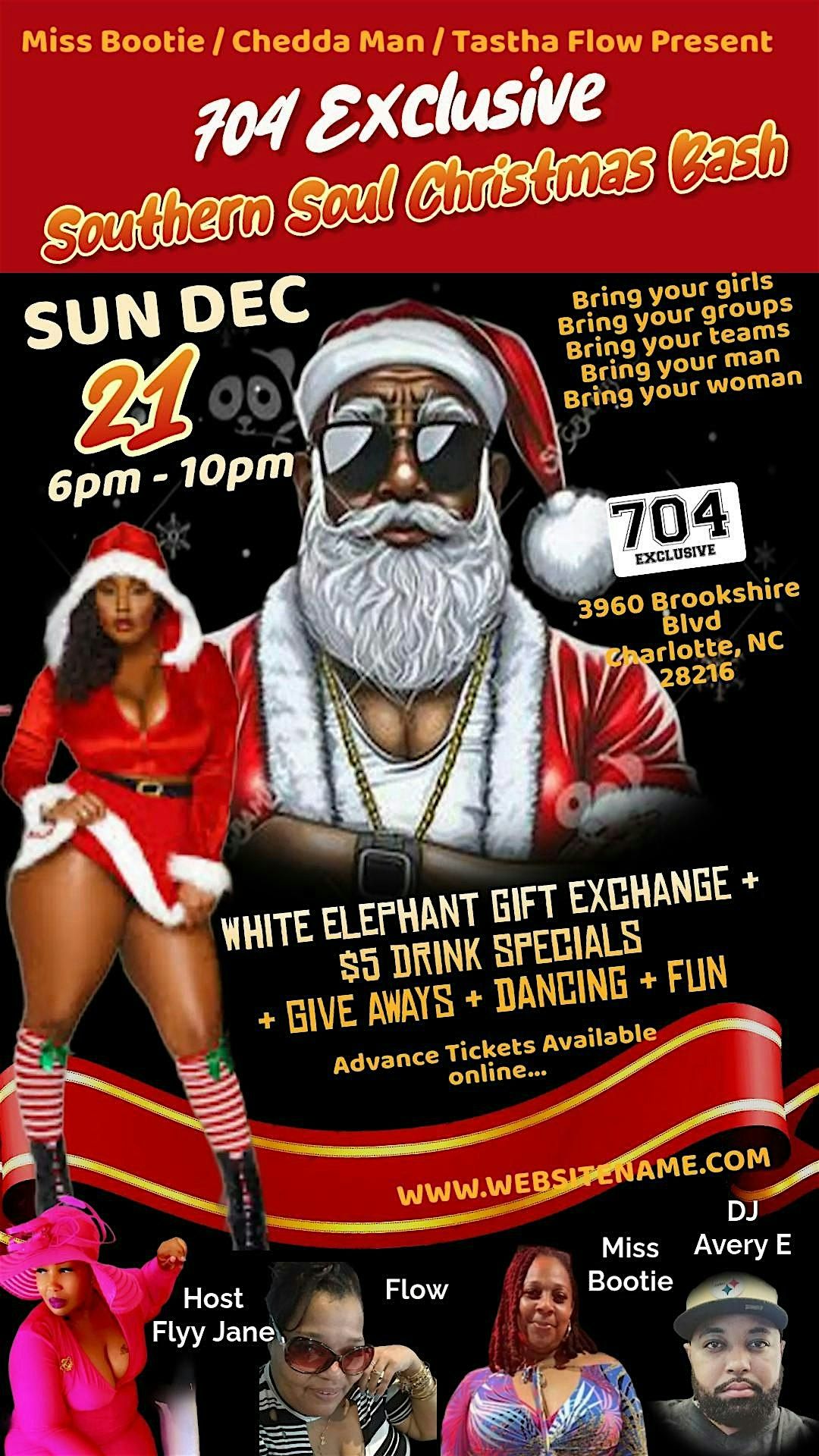 704 Exclusive Southern Soul Christmas Bash, 21 December | Event in Charlotte | AllEvents
