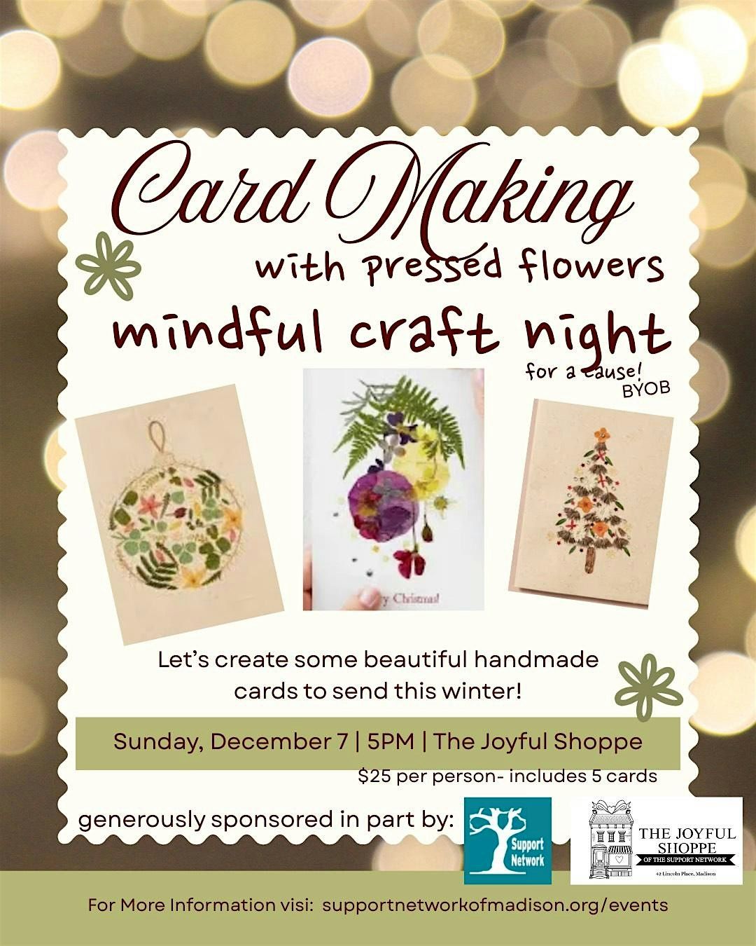 Card Making with Pressed Flowers, 7 December | Event in Madison | AllEvents