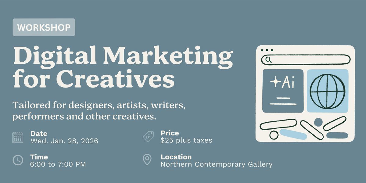 Digital Marketing for Artists & Creatives, 28 January | Event in Toronto | AllEvents