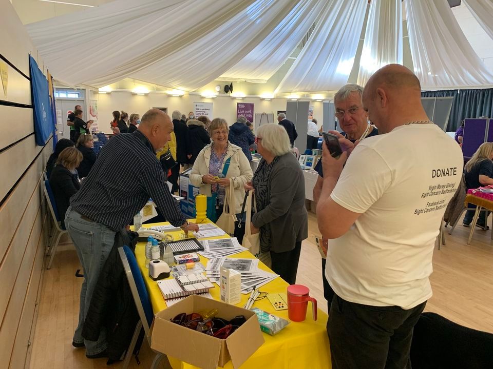 Sight Concern at the Festival for Older People 2023 in Flitwick, The