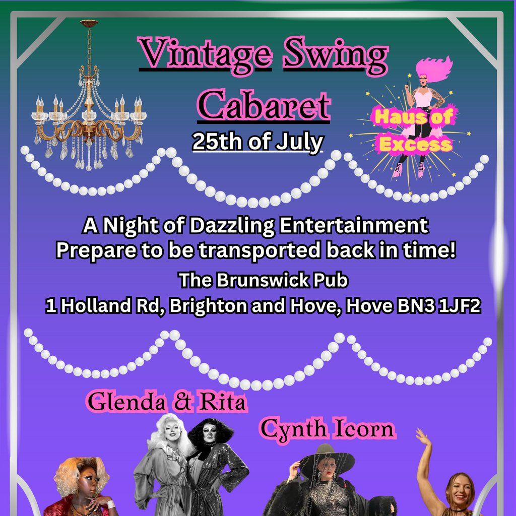 Vintage Swing Cabaret, 25 July | Event in Brighton & Hove | AllEvents