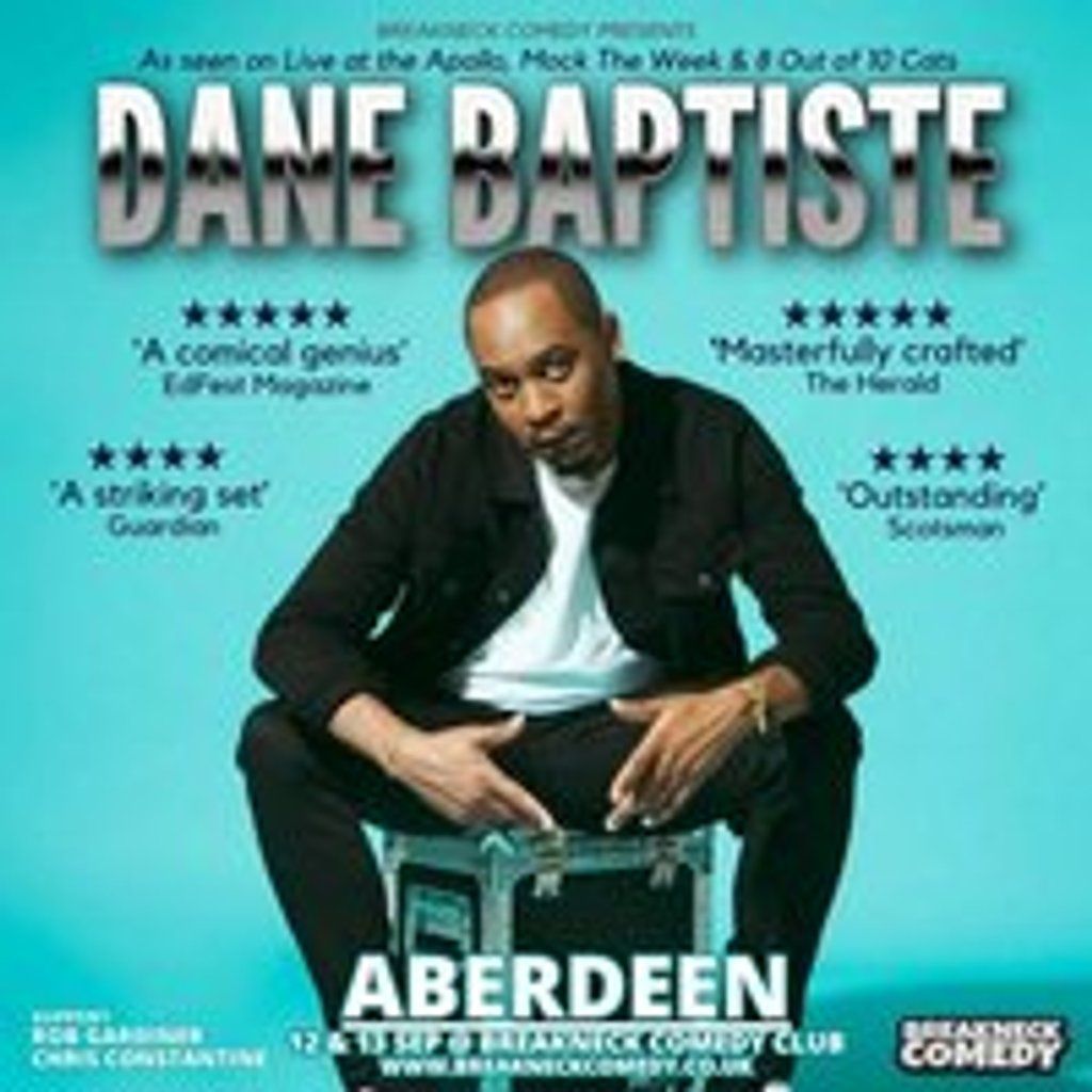 Dane Baptiste, 13 September | Event in Aberdeen | AllEvents