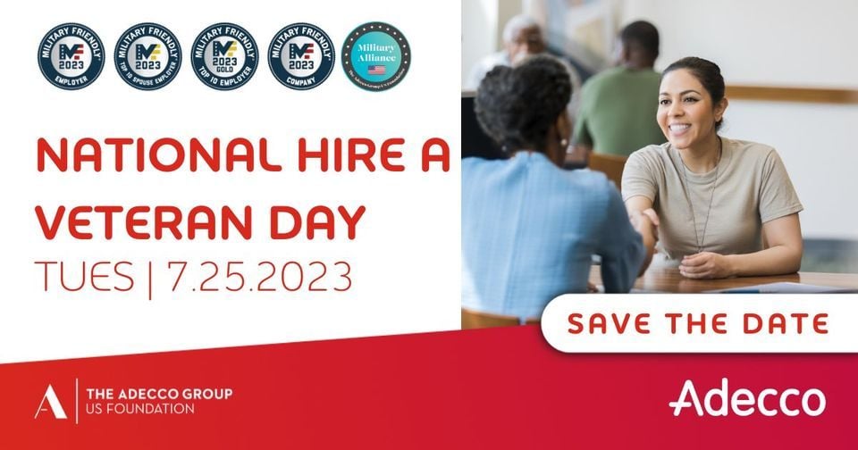 National Hire a Veteran Day Interview Tips, Adecco Staffing, USA