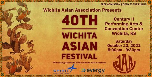 40th Annual Wichita Asian Festival Century Ii Performing Arts Convention Center Wichita October 23 2021 Allevents In Wichita Asian Festival 2022 Hours