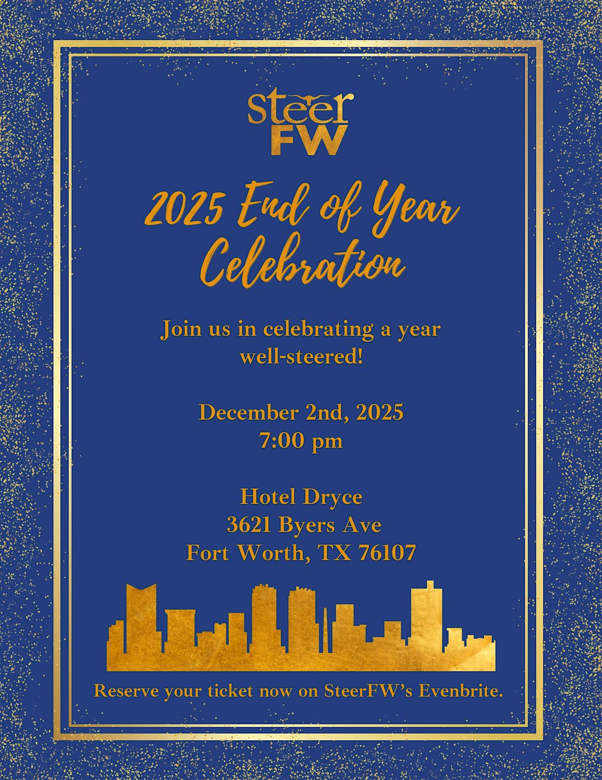 2025 End Of Year Celebration, 2 December | Event in Fort Worth | AllEvents