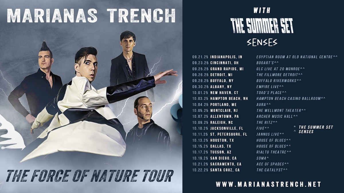 Marianas Trench with The Summer Set and senses, 22 October | Event in Sacramento | AllEvents