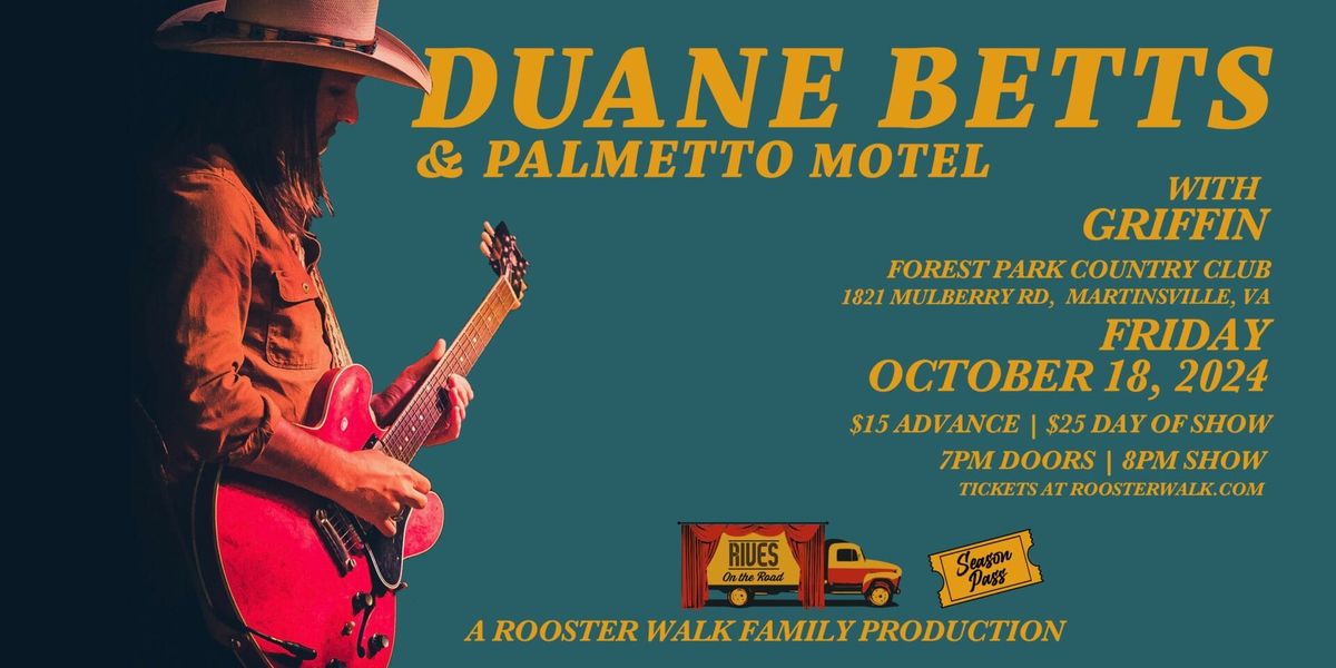 Duane Betts at Ludlow Garage, 2 October | Event in Cincinnati | AllEvents