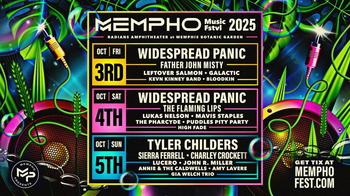 Mempho Music Festival (Sunday Pass) with Tyler Childers, Sierra Ferrell and more, 5 October | Event in Memphis