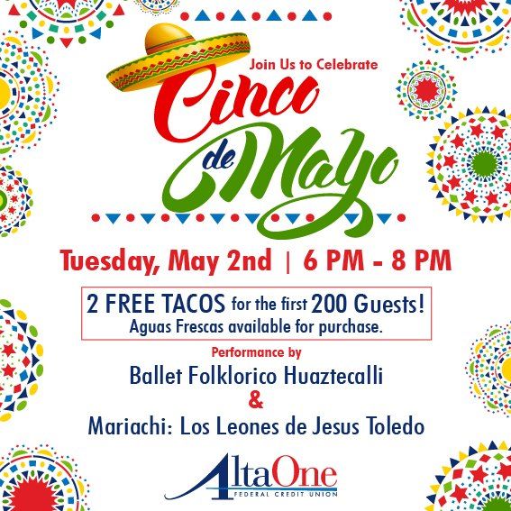 BakersfieldMing Branch Cinco de Mayo on Taco Tuesday, AltaOne Federal