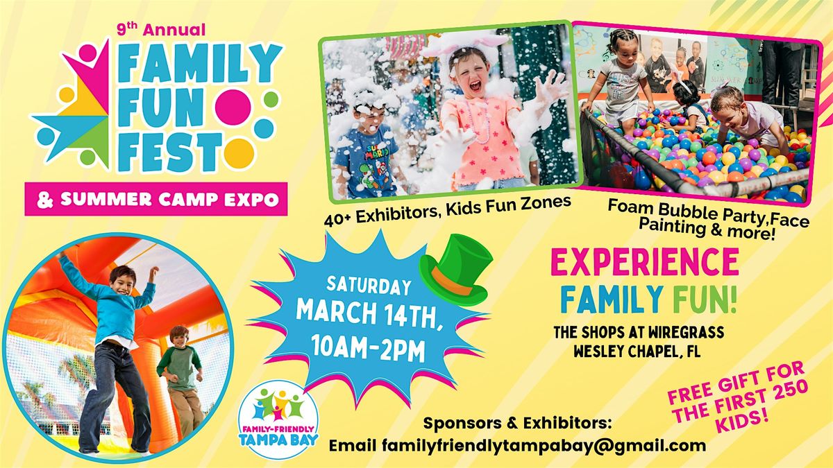 9th Annual Family Fun Fest & Summer Camp Expo- Tampa Bay Area, 14 March | Event in Wesley Chapel | AllEvents