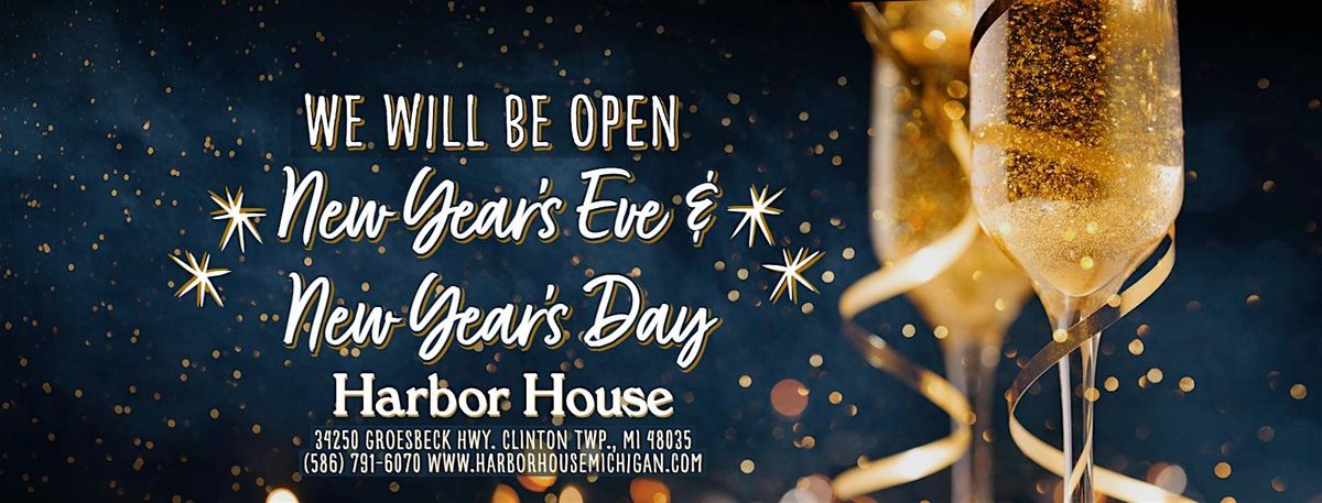Celebrate New Years Eve & New Years Day at Harbor House!