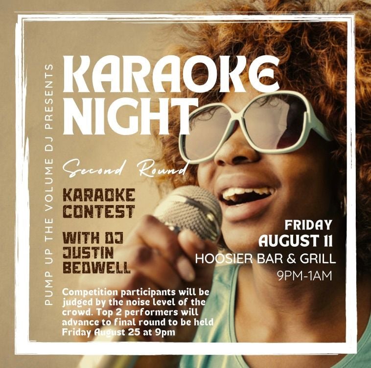 Karaoke Night/Contest Qualifications Week 2, Hoosier Bar & Grill