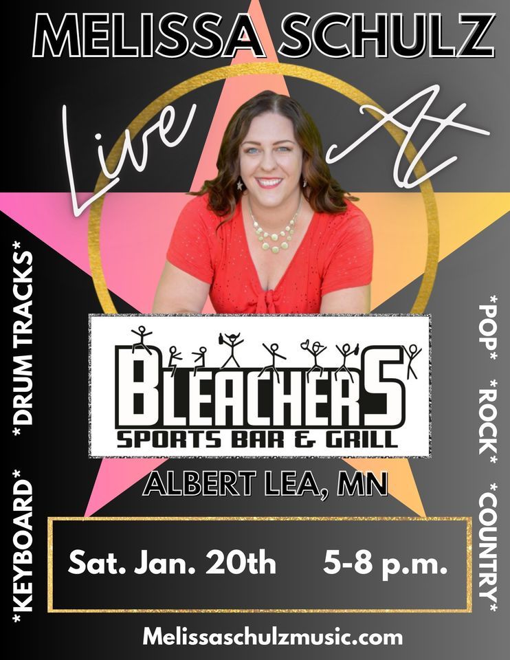 Melissa Schulz LIVE at Bleachers, Bleachers Sports Bar & Grill, Albert