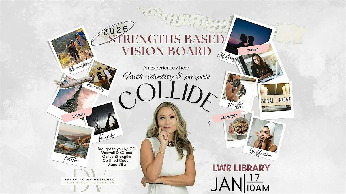 Designed to Thrive: A Strengths-Based Vision Board Experience, 17 January | Event in Bradenton | AllEvents