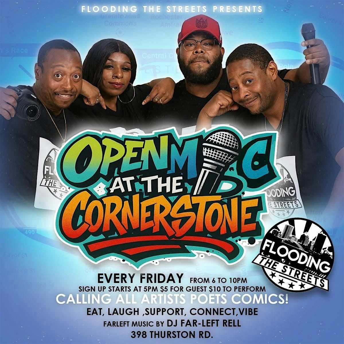 Open mic at the cornerstone | Event in Rochester | AllEvents