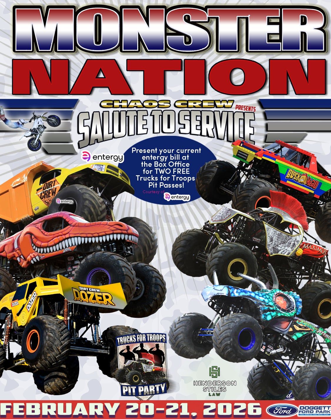 Monster Nation Chaos at Doggett Ford Park, 20 February | Event in Beaumont | AllEvents