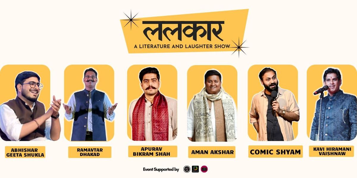 Lalkaar - A Literature & Laughter Show, 19 December | Event in New Delhi | AllEvents