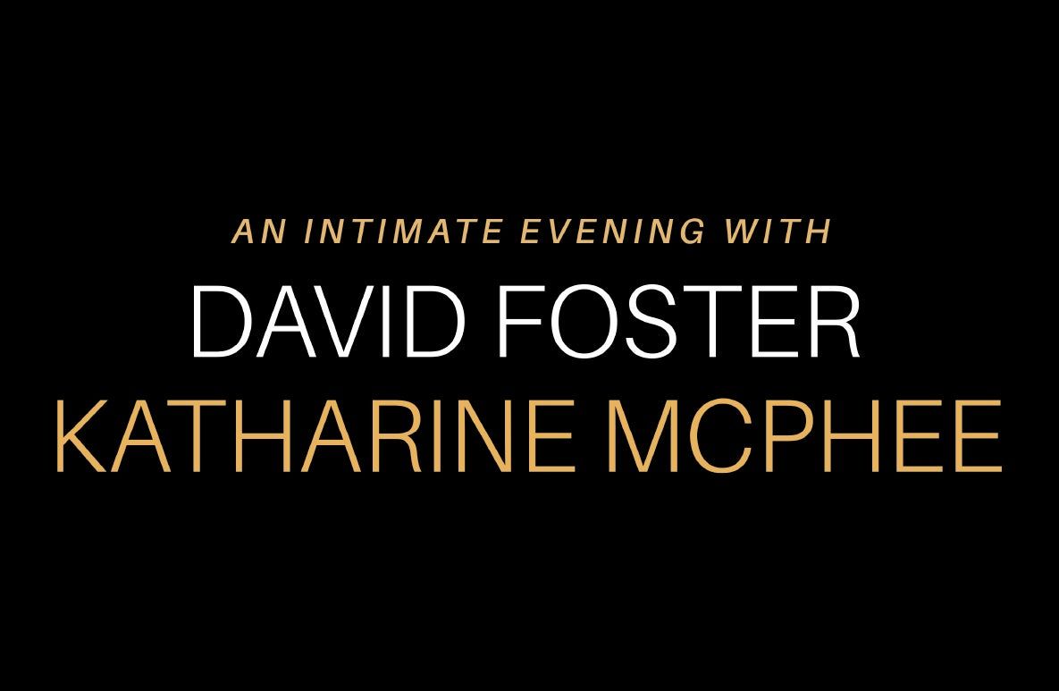 Parking David Foster with Katharine McPhee (21+), 31 January | Event in Bensalem | AllEvents