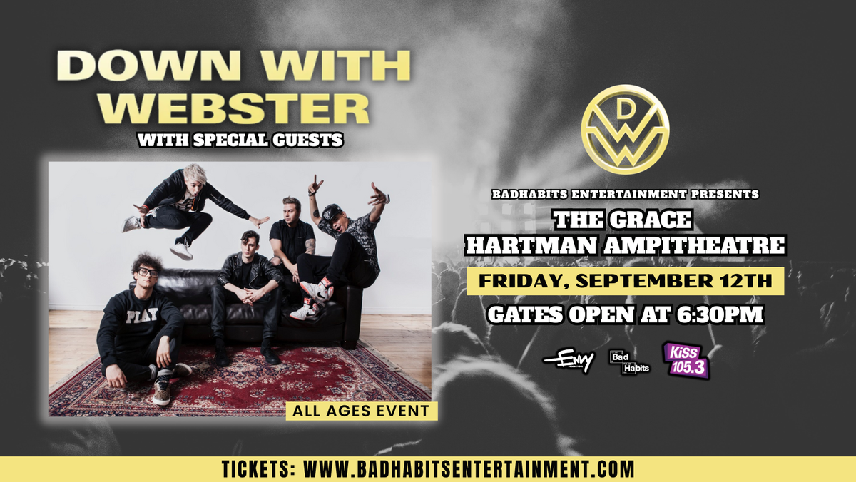 Down With Webster at OLG Stage at Fallsview Casino, 19 December | Event in Niagara Falls | AllEvents