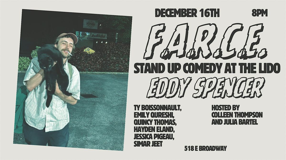 F.A.R.C.E. Stand Up Comedy at The Lido, 16 December | Event in Vancouver | AllEvents