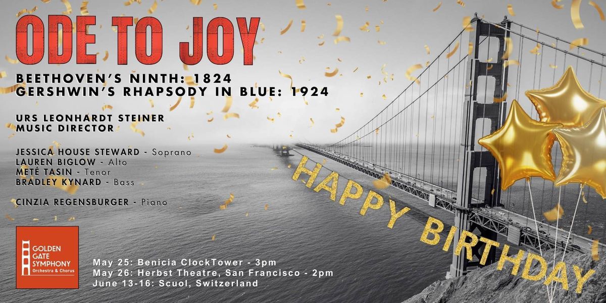 Golden Gate Symphony Orchestra & Chorus: Ode to Joy, Herbst Theatre ...