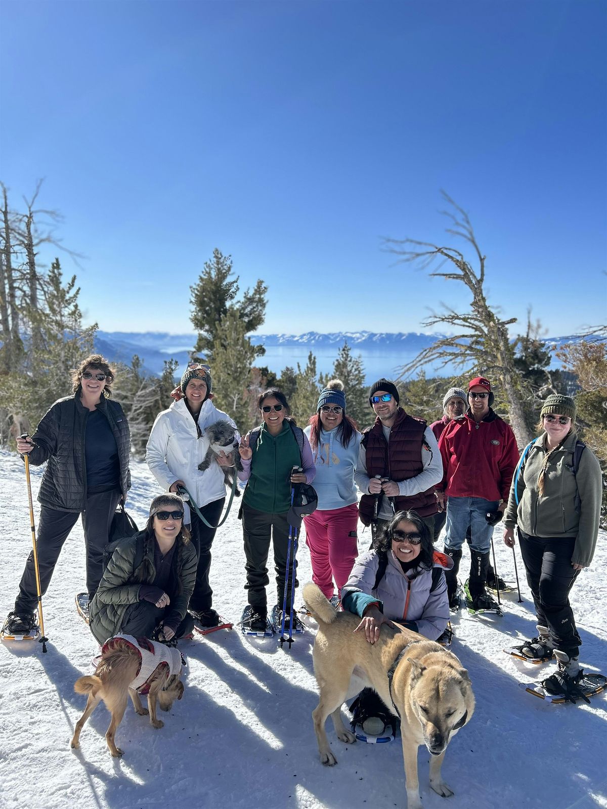 Snowshoeing at Donner Summit