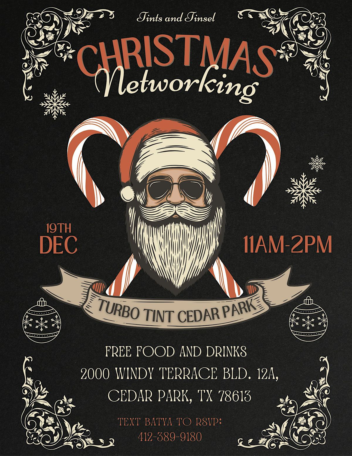 Tints and Tinsels Networking Mixer, 19 December | Event in Cedar Park | AllEvents