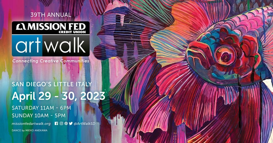 Mission Fed ArtWalk, Little Italy, San Diego, April 29 2025 AllEvents.in