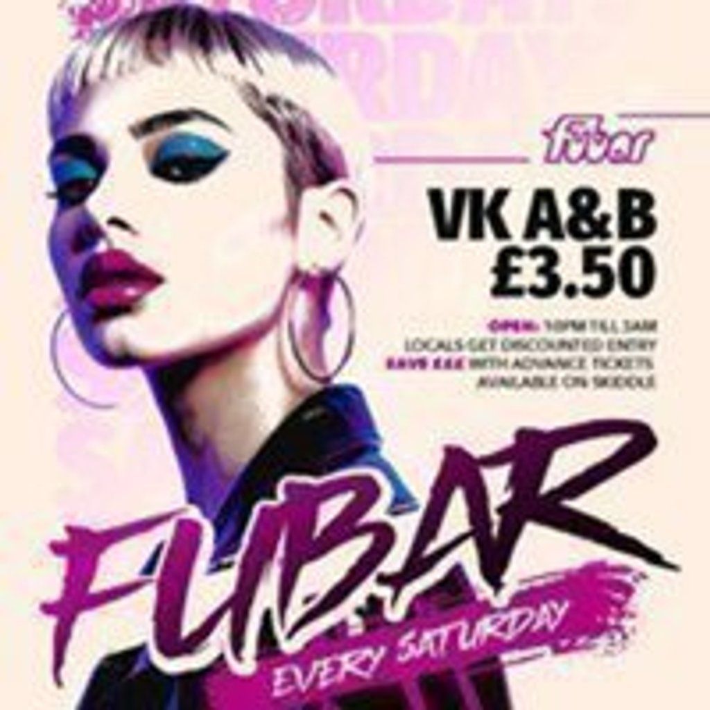Fubar Saturdays, 29 November | Event in Stirling | AllEvents