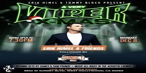 DECEMBER 8 - A VERY VIPER X-MAS THE SUNSET JAM | Event in West Hollywood | AllEvents
