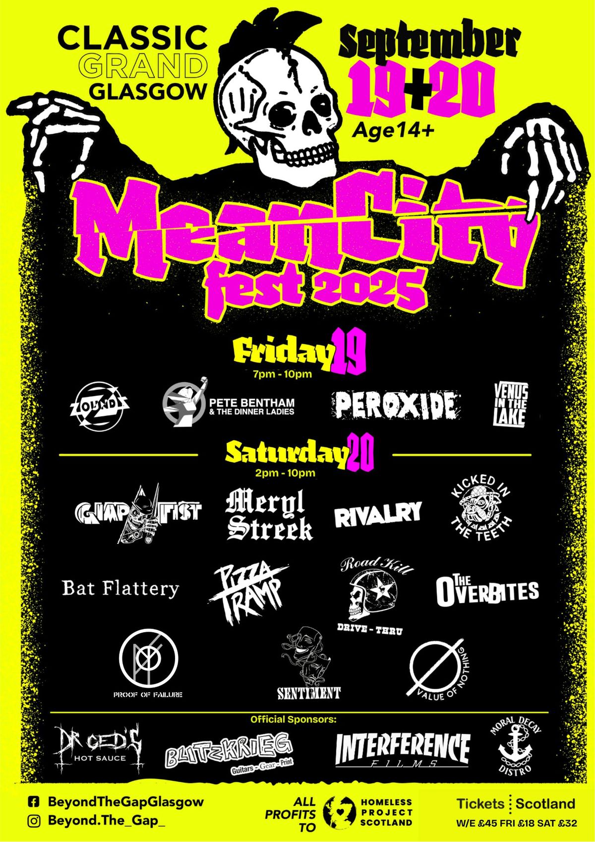 Beyond the Gap Presents: Mean City Fest, 18 September | Event in Glasgow | AllEvents