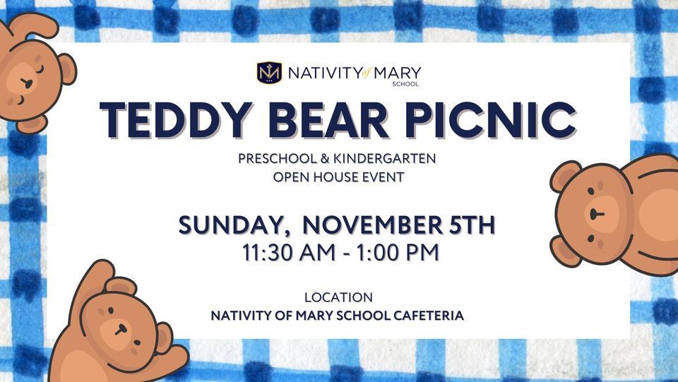 Teddy Bear Picnic PK & K Event, Nativity of Mary School and PreschoolBloomington, MN