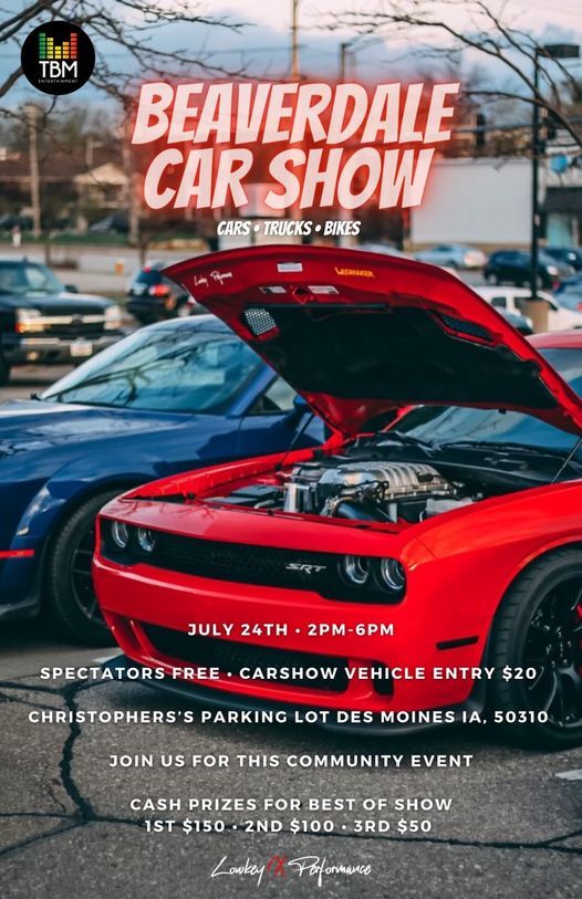 Beaverdale Car Show, 2861 Beaver Ave, Des Moines, IA 503104039, United