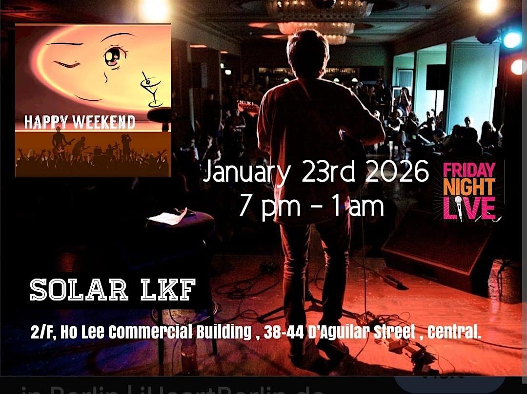 Live Music Social Night in Central, 23 January | Event in Hong Kong | AllEvents
