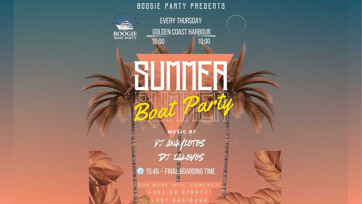 Boogie Boat Party, 22 May | Event in Famagusta | AllEvents