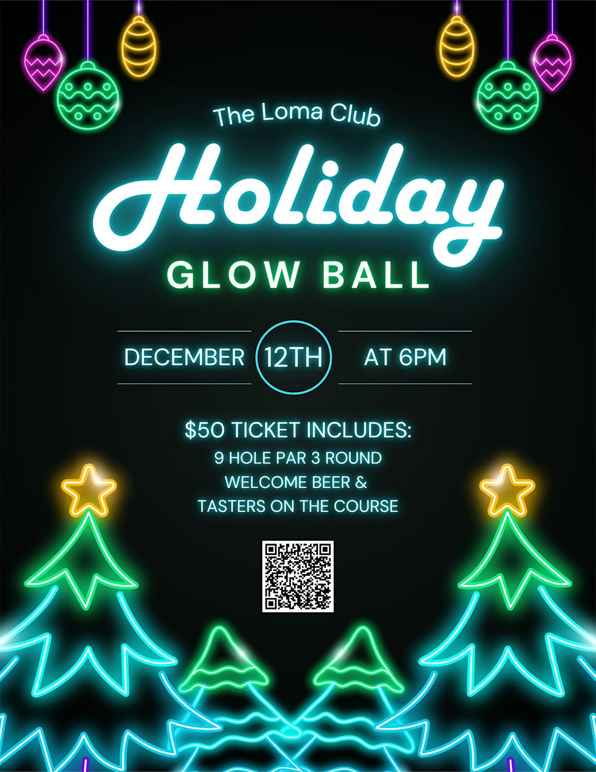 Holiday Glow Ball at The Loma Club, 12 December | Event in San Diego | AllEvents