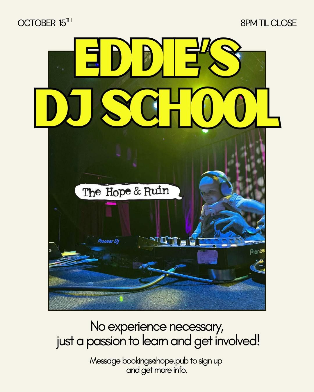 EDDIE'S DJ SCHOOL , 14 October | Event in Brighton | AllEvents