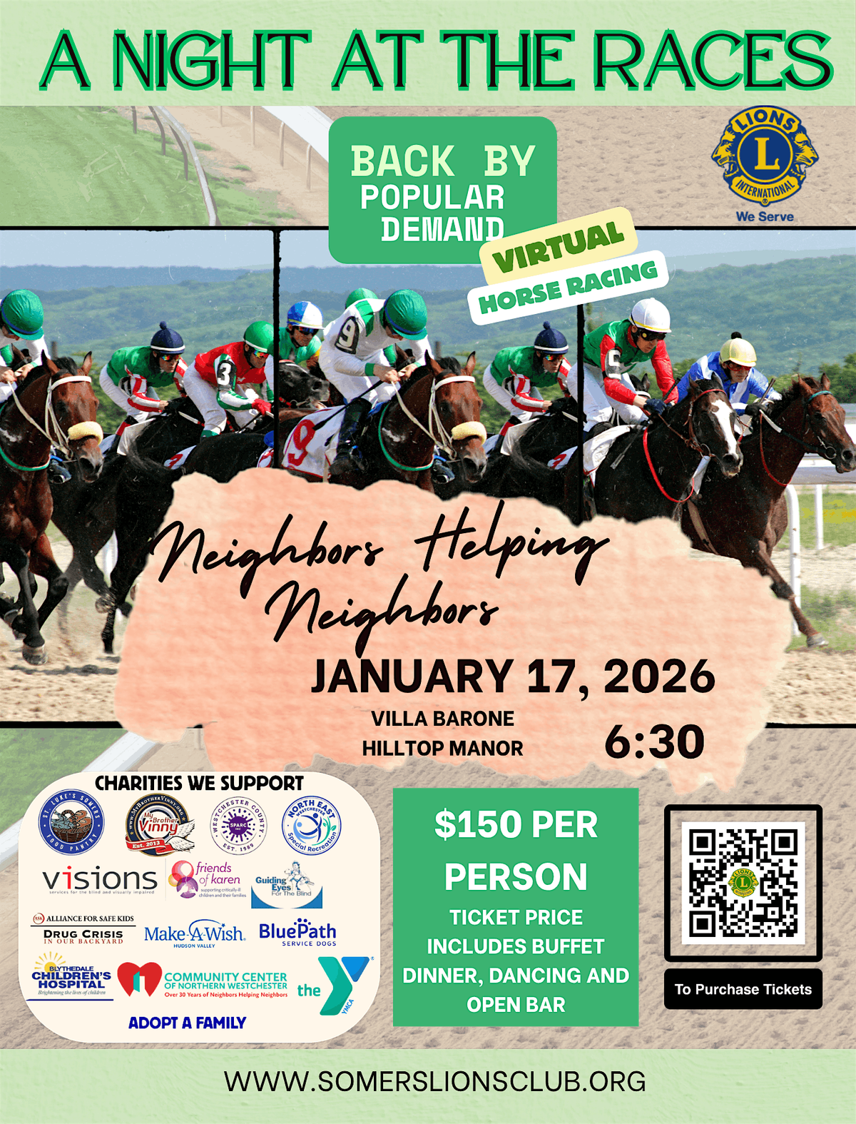 A Night at the Races, 17 January | Event in Mahopac | AllEvents