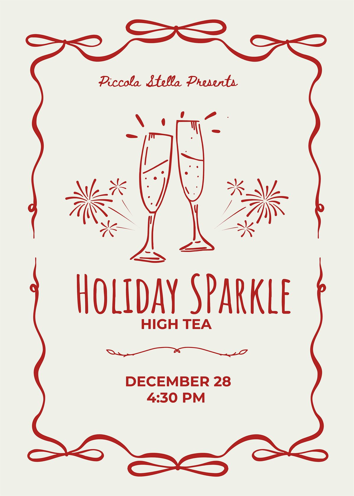 Holiday Sparkle High Tea, 28 December | Event in Elizabethtown | AllEvents