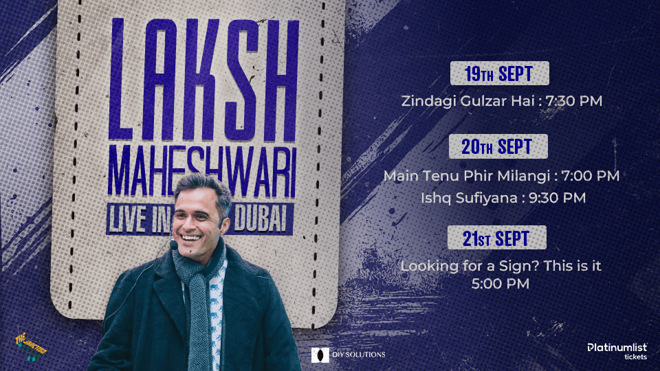 Laksh Maheshwari at The Junction in Dubai, 21 September | Event in Dubai | AllEvents