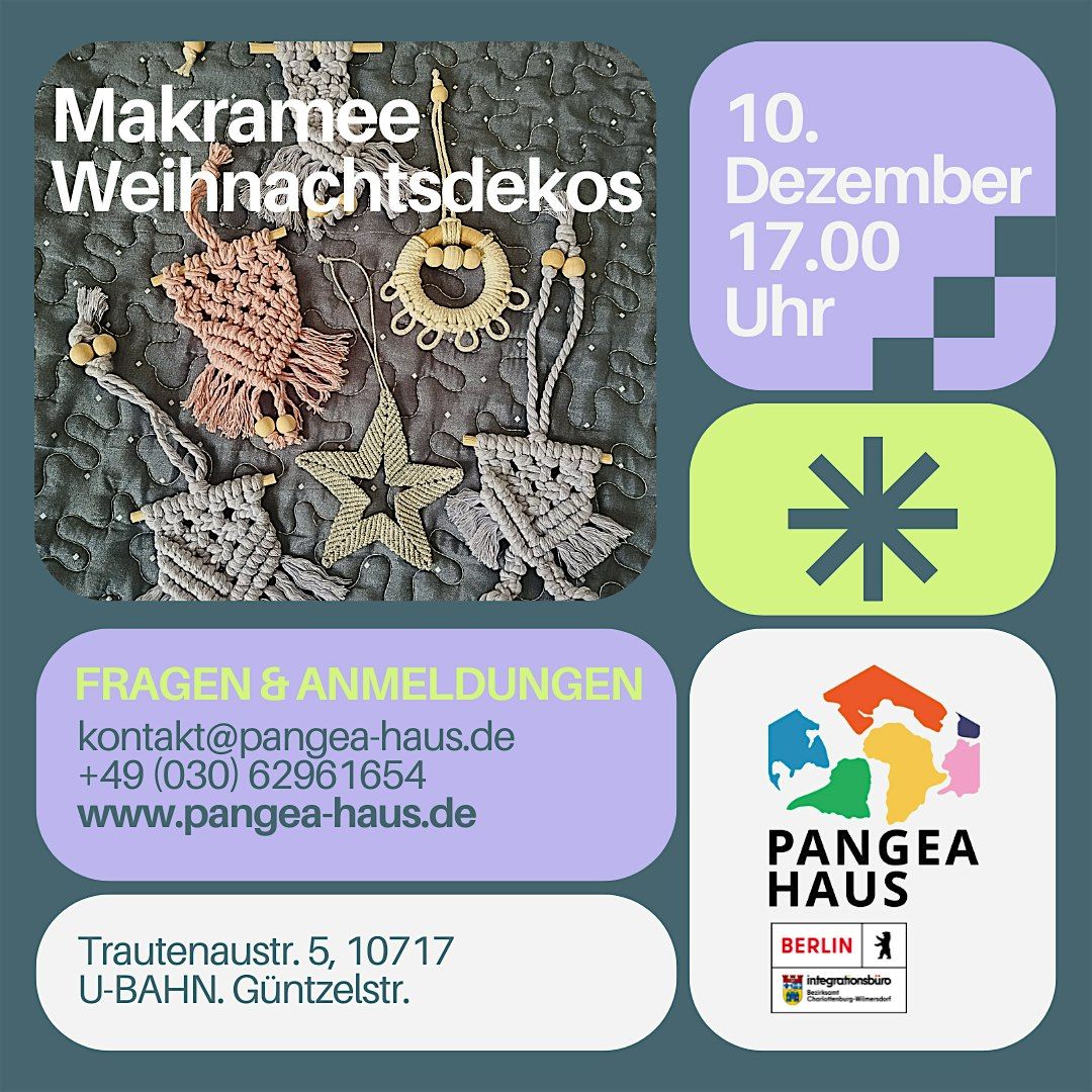 MAKRAMEE WEIHNACHTSDEKOS, 10 December | Event in Berlin | AllEvents