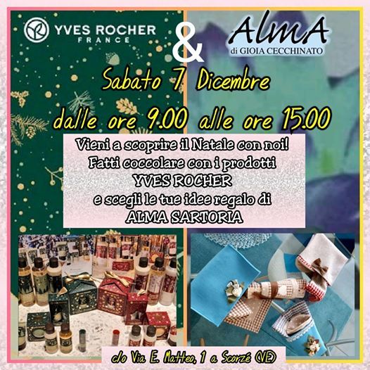 Natale Alma Sartoria Yves Rocher Alma Sartoria 7 December 2019