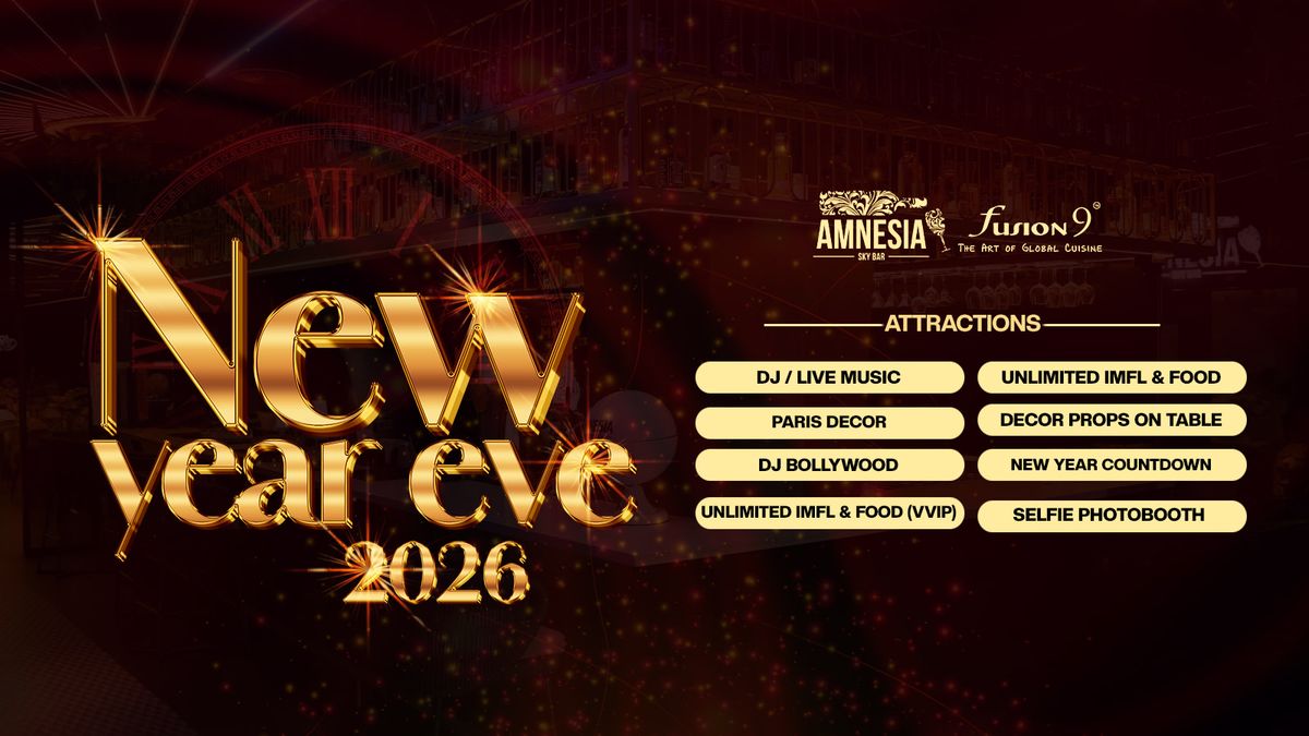 New Year Eve Bash 2026 - Fusion 9, Fusion 9 | Inorbit Mall, Hitech City ...