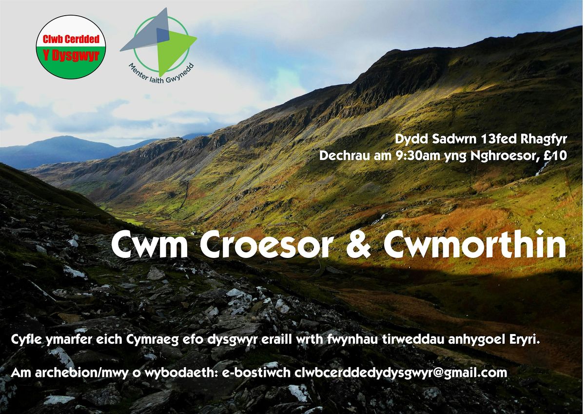 Cwm Croesor & Cwmorthin, 13 December | Event in Croesor | AllEvents