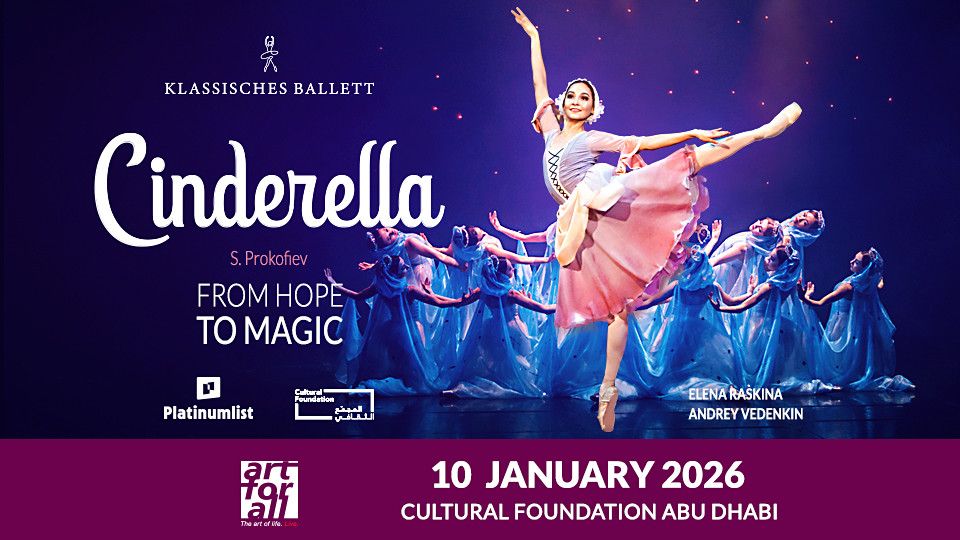 Cinderella by Russian State Ballet Mari El at Cultural Foundation, Abu Dhabi, 10 January | Event in Abu Dhabi